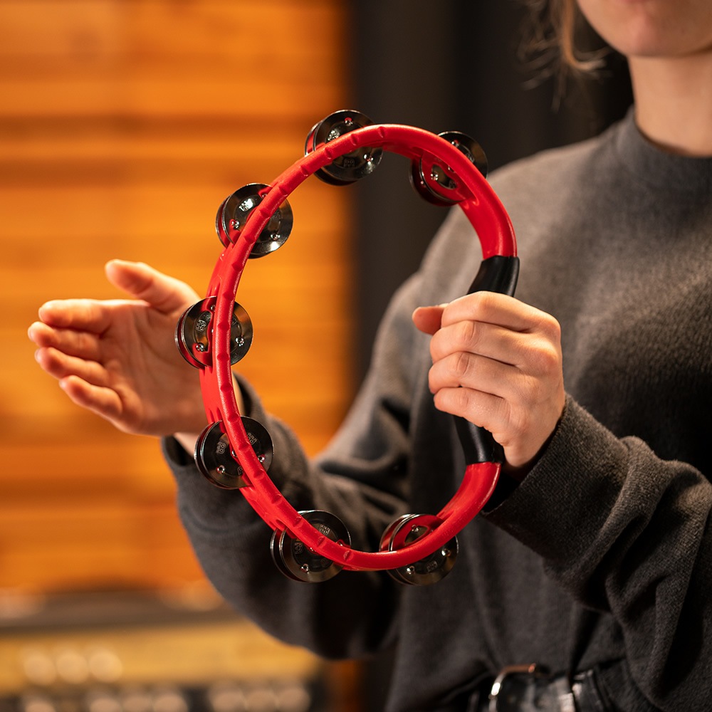 MEINL Percussion タンバリン Headliner Series ABS樹脂フレーム 2Row ステンレス・スチールジングル HTMT1R【マイネル パーカッション Tambourine】
