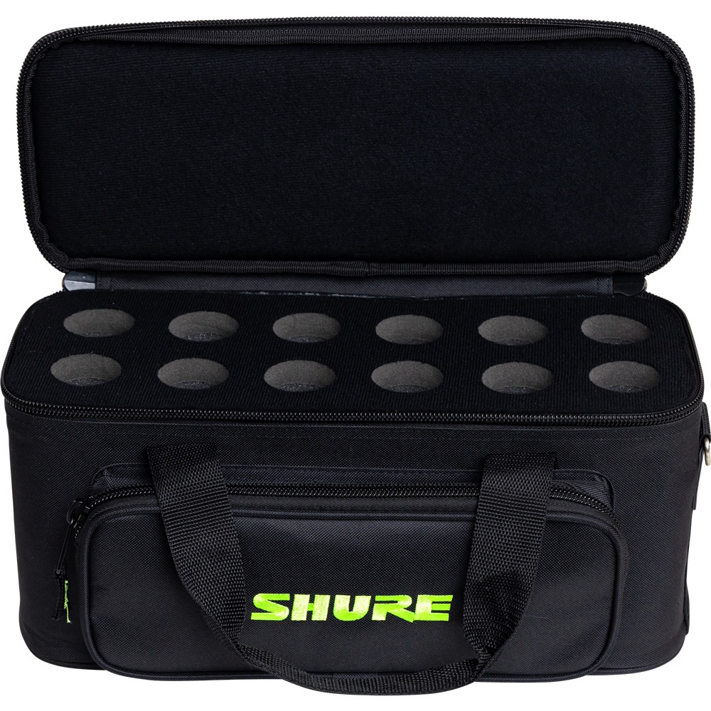 Shure by Gator マイクバッグ 最大12本収納 SH-MICBAG12 【 シュア ゲーター ダイナミックマイク ハンドマイク SHMICBAG12 】