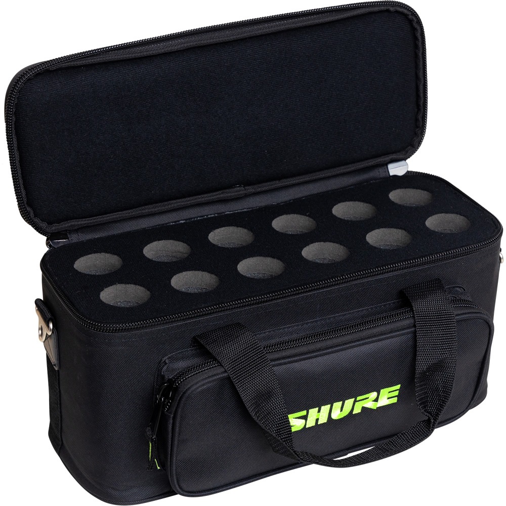 Shure by Gator マイクバッグ 最大12本収納 SH-MICBAG12 【 シュア ゲーター ダイナミックマイク ハンドマイク SHMICBAG12 】