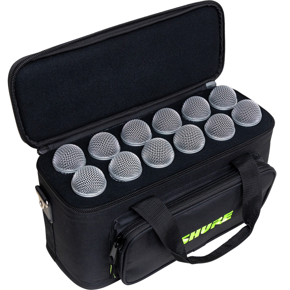 Shure by Gator マイクバッグ 最大12本収納 SH-MICBAG12 【 シュア ゲーター ダイナミックマイク ハンドマイク SHMICBAG12 】