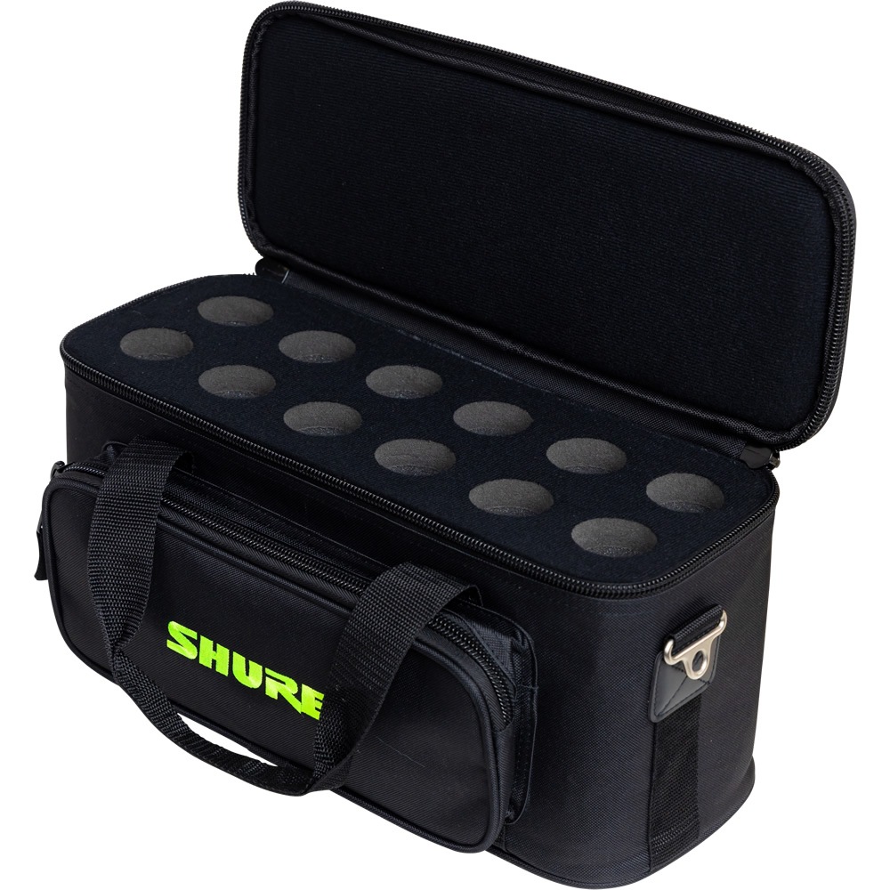 Shure by Gator マイクバッグ 最大12本収納 SH-MICBAG12 【 シュア ゲーター ダイナミックマイク ハンドマイク SHMICBAG12 】
