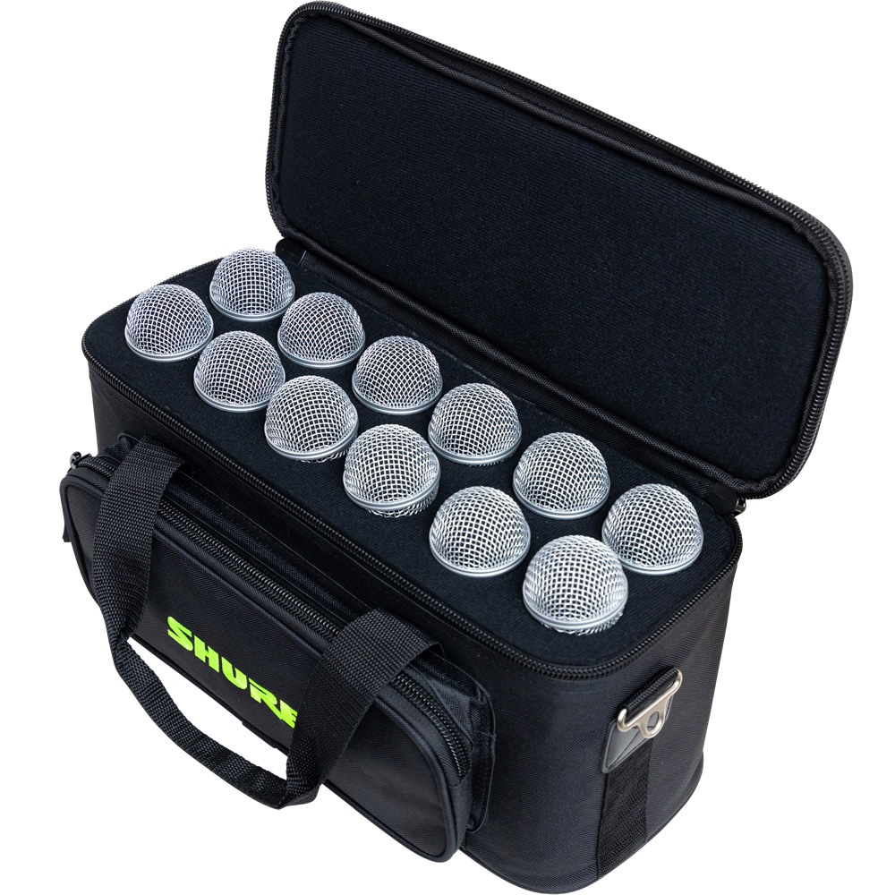 Shure by Gator マイクバッグ 最大12本収納 SH-MICBAG12 【 シュア ゲーター ダイナミックマイク ハンドマイク SHMICBAG12 】