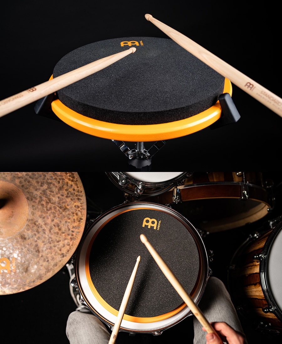 MEINL Marshmallow Pads 12インチ ドラムトレーニングパッド MMP12 [MMP12BK / MMP12OR / MMP12SF]【マイネル マシュマロパッド ドラム練習パッド】