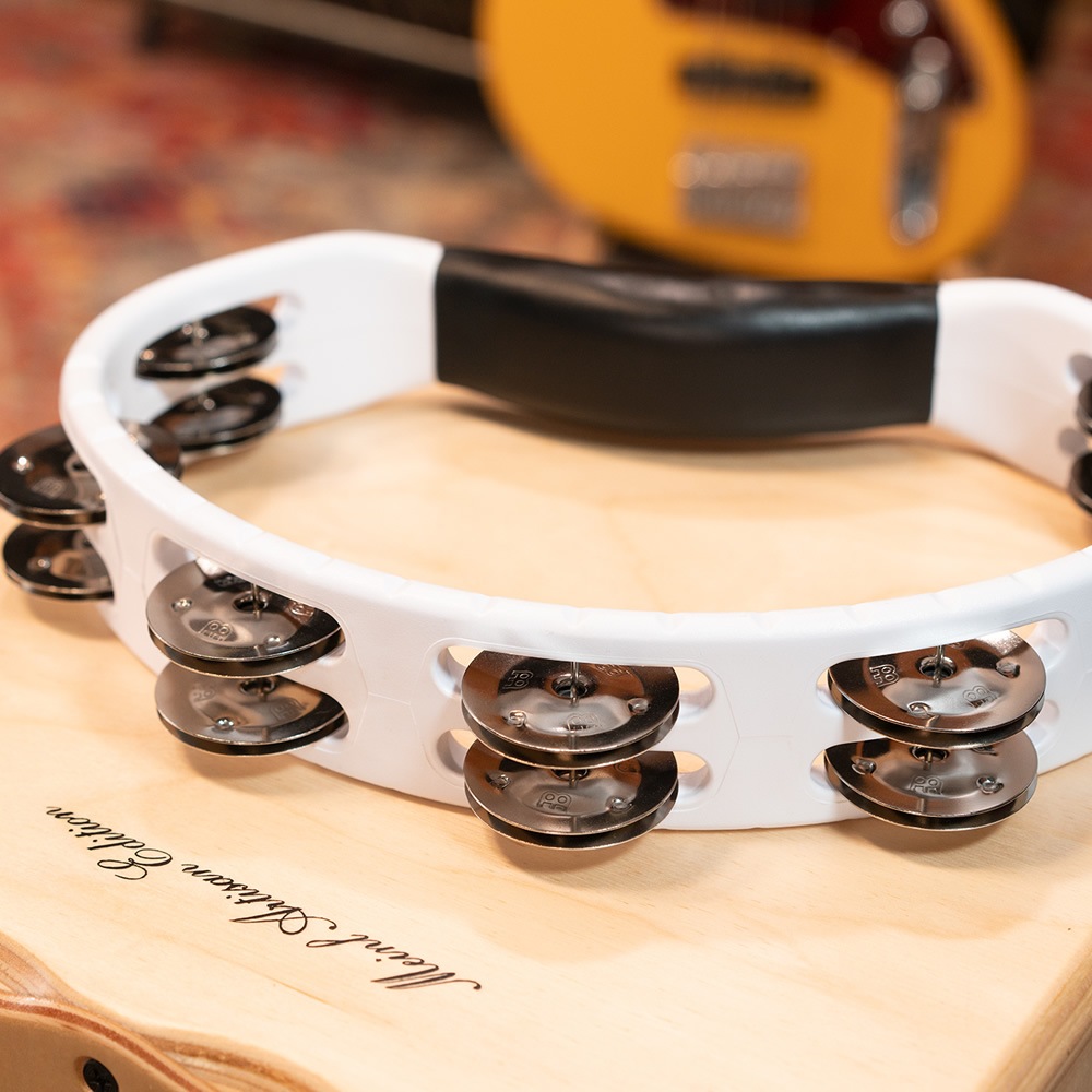 MEINL Percussion タンバリン Headliner Series ABS樹脂フレーム 2Row ステンレス・スチールジングル HTMT1WH【マイネル パーカッション Tambourine】