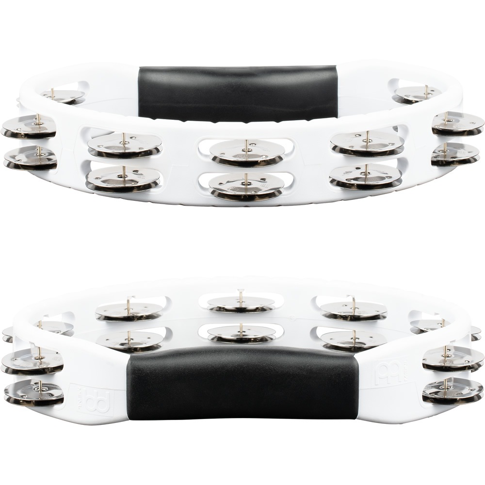 MEINL Percussion タンバリン Headliner Series ABS樹脂フレーム 2Row ステンレス・スチールジングル HTMT1WH【マイネル パーカッション Tambourine】