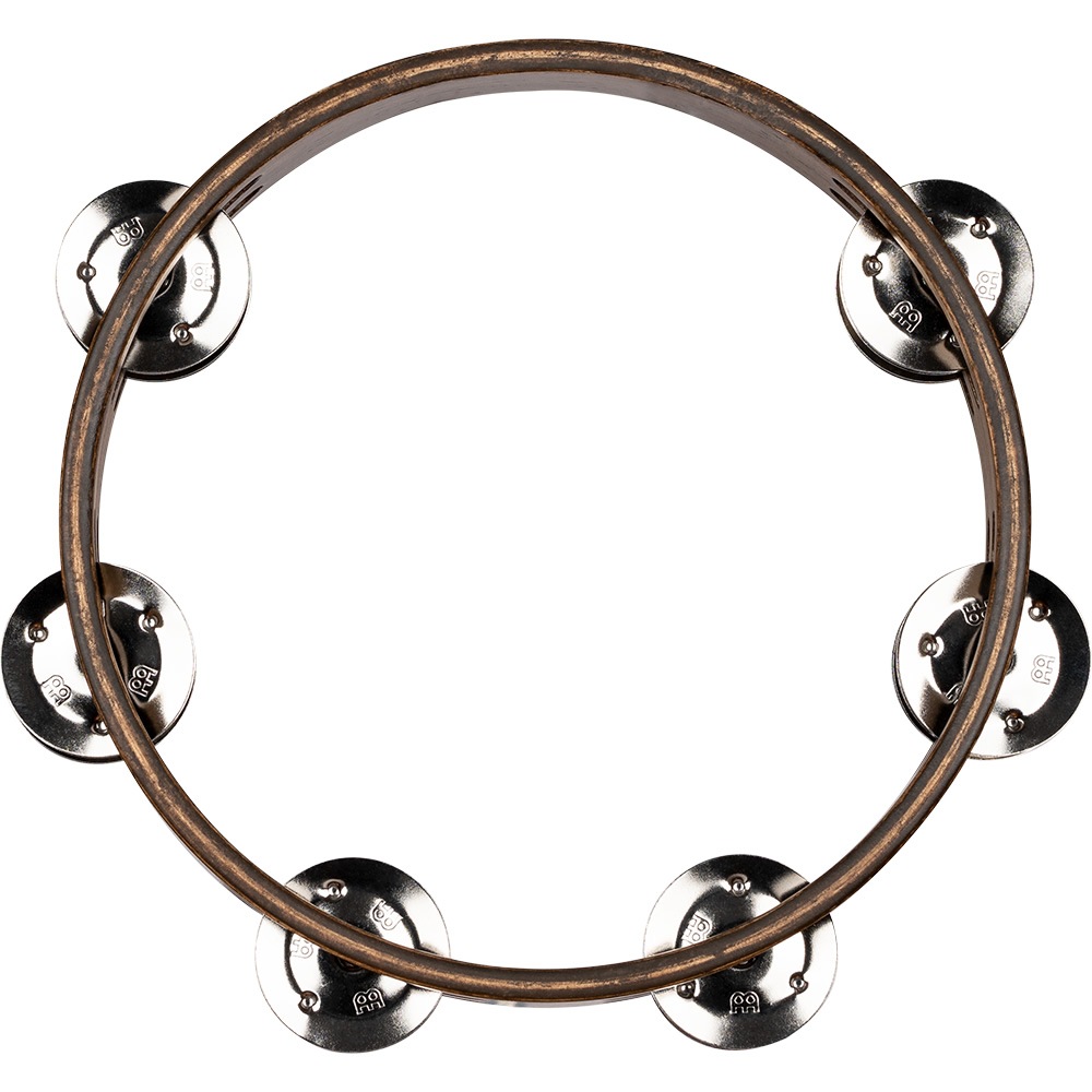 MEINL Percussion タンバリン コンパクトウッド・シリーズ Stainless Steel 2rows CTA2WB【マイネル パーカッション 8インチ(約20cm)】