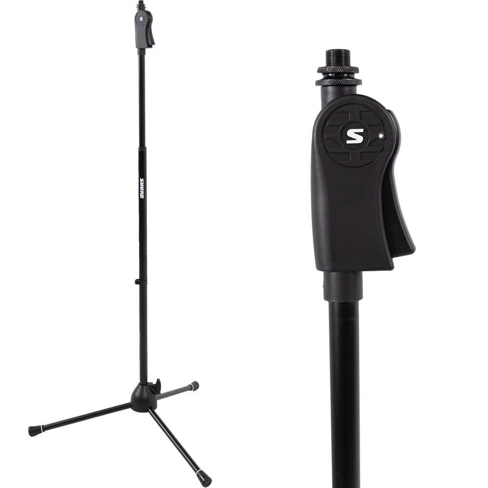 Shure by Gator デラックス三脚マイクスタンド ストレートタイプ SH-TRIPODSTANDDX 【 シュア ゲーター ダイナミックマイク コンデンサーマイク 】