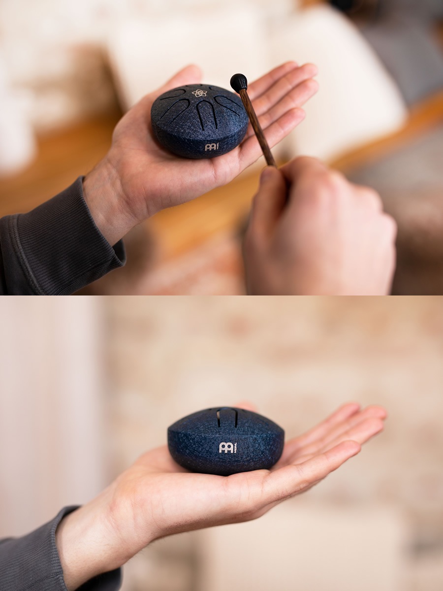 MEINL Sonic Energy ポケット・スチール・タングドラム PSTD Series (A Major)【マイネル ソニックエナジー POCKET STEEL TONGUE DRUM ミニスリットドラム ミニタングドラム 3インチ】