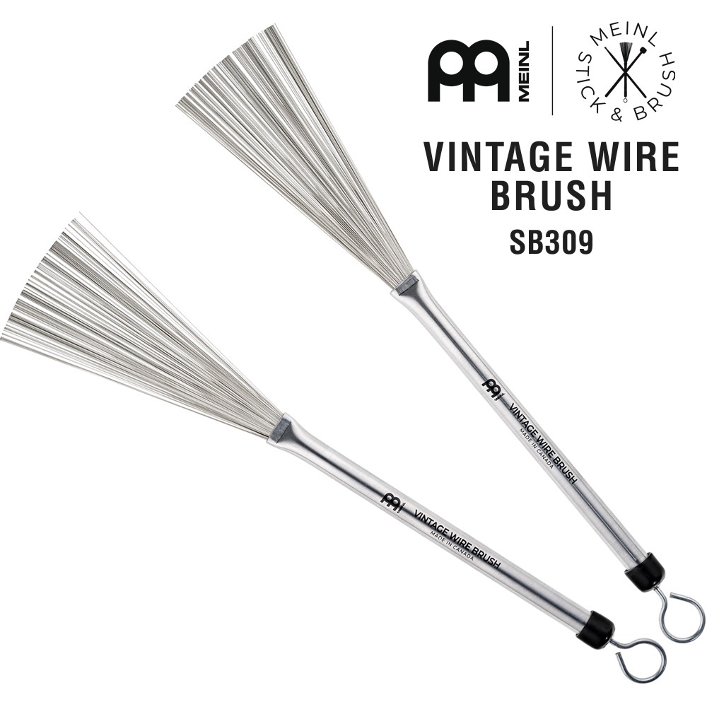 MEINL Stick & Brush ブラシ VINTAGE WIRE BRUSH SB309【マイネル