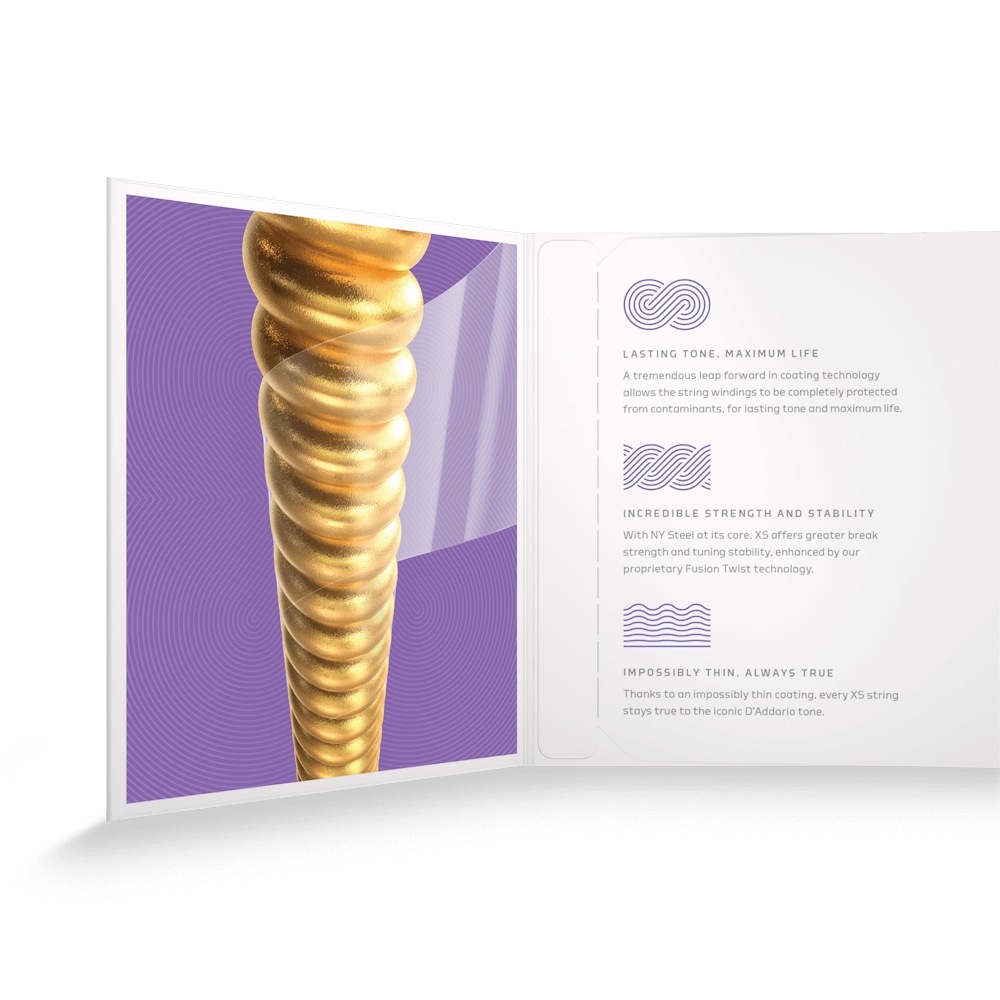 D'Addario アコースティックギター弦 XSABR1152 Custom Light 011-052［ダダリオ アコギ コーティング 80/20 ブロンズ]【ゆうパケット対応】