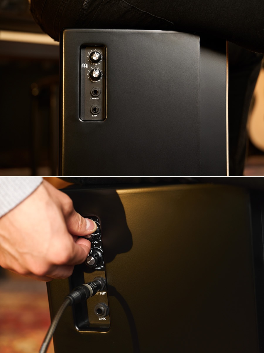 MEINL Percussion カホン ピエゾピックアップ搭載 Pickup Vertical Subwoofer Cajon PSUBCAJ6B【マイネル パーカッション サブウーファー】