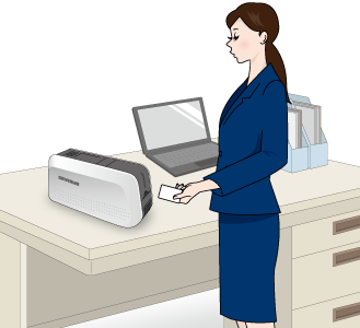 GRASYS ID 130 カードプリンター 簡単きれい！IDカードプリンタで社員証作成 | スタッフブログ