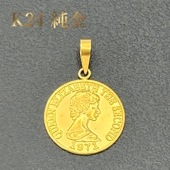 純金製 メダル 金貨 コイン ペンダントトップ K24 刻印