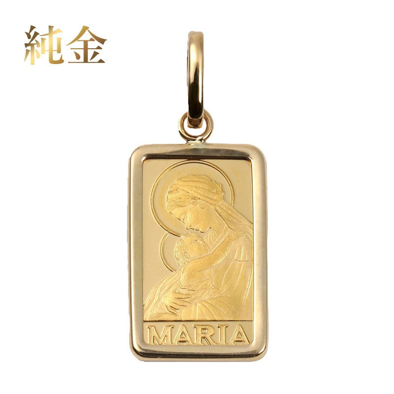 純金 マリア像 インゴット