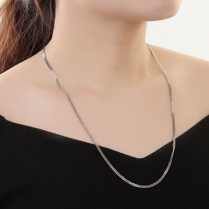 【造幣局 検定刻印入り】PT999 純プラチナ 2面カット 喜平 チェーン ネックレス 60cm【送料無料】キヘイ プラチナネックレス 地金ネックレス 喜平ネックレス 代引手数料無料 品質保証書 レディース ジュエリー ギフト 女性 メンズ 男女兼用 ロングネックレス 喜平ロング