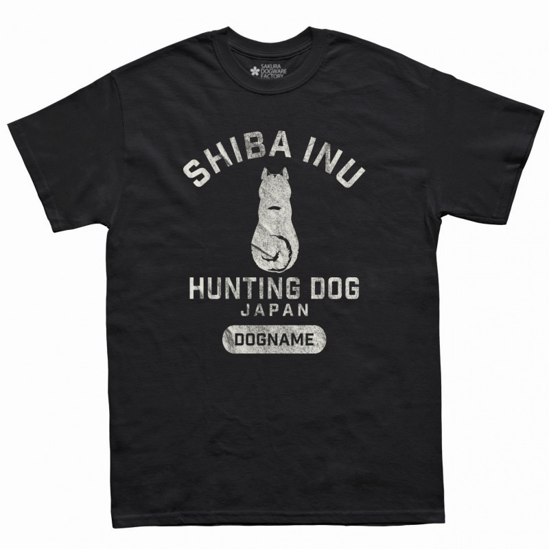 SAKURA DOGWARE FACTORY 名入れ　ユニセックス　Tシャツ 柴犬　6015