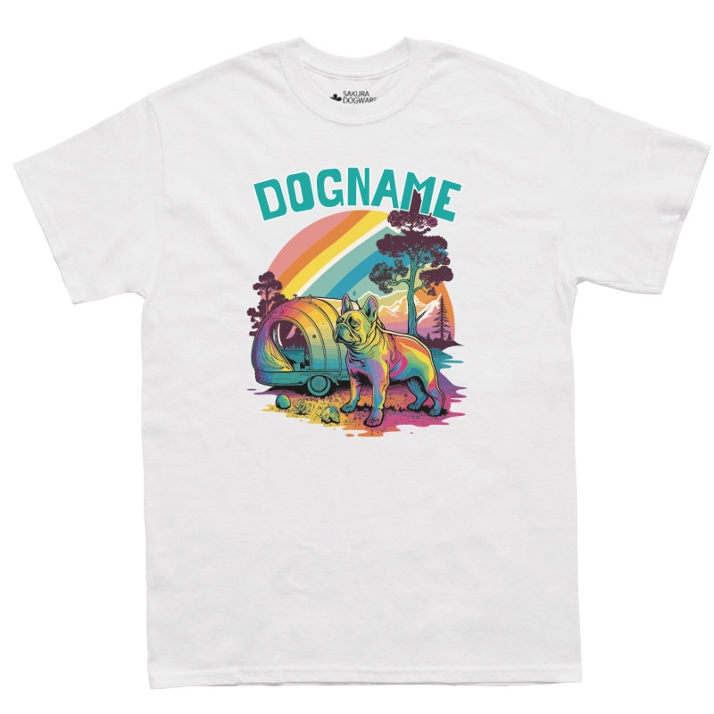 SAKURA DOGWARE FACTORY 名入れ　ユニセックス　Tシャツ　フレンチブルドッグ　6033