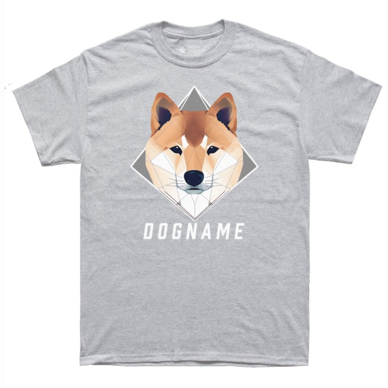 SAKURA DOGWARE FACTORY 名入れ　ユニセックス　Tシャツ　柴犬 6049