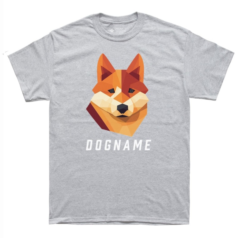 SAKURA DOGWARE FACTORY 名入れ　ユニセックス　Tシャツ　柴犬 6062