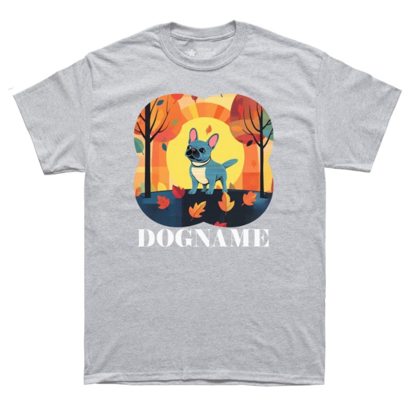 SAKURA DOGWARE FACTORY 名入れ　ユニセックス　Tシャツ　フレンチブルドッグ　6082