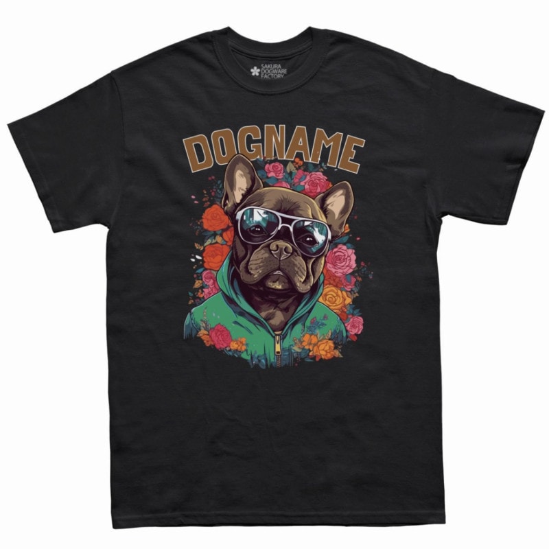 SAKURA DOGWARE FACTORY 名入れ　ユニセックス　Tシャツ　フレブル　6085