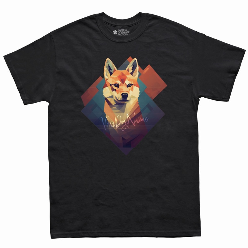 SAKURA DOGWARE FACTORY 名入れ　ユニセックス　Tシャツ 柴犬　6090