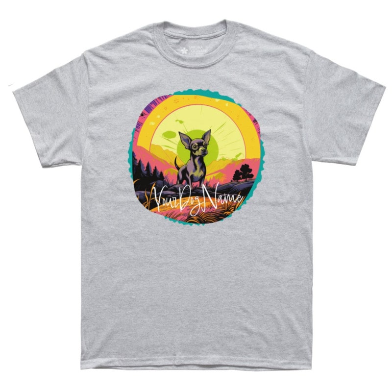 SAKURA DOGWARE FACTORY 名入れ　ユニセックス　Tシャツ　ミニチュアピンシャー　6103