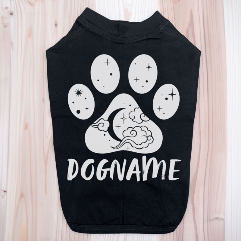 SAKURA DOGWARE FACTORY 名入れ　ペット用Tシャツ(小型犬・パピー・中大型犬・猫用) 綿100% 77003