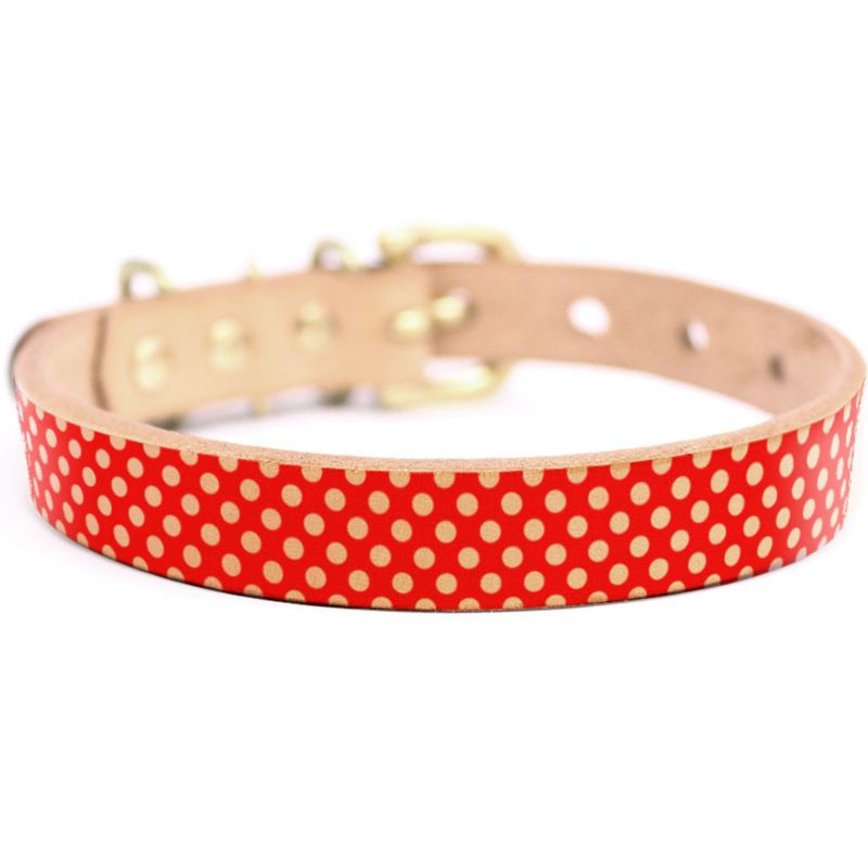 特注　猫用Framer アンティークな風合い 本革首輪 メタル危険防止金具 (首周り18-28cm)　##CT23167