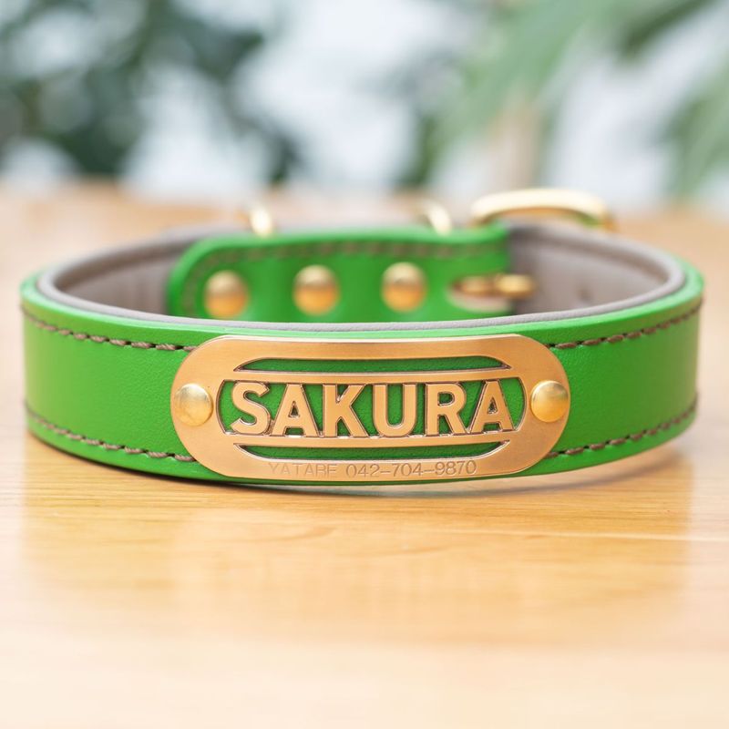 高品質な素材を使用した安心・安全な犬猫用首輪の販売 【サクラ犬具