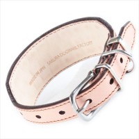 SAKURA DOGWARE トイプードル専用デザイン　スワロフスキーエレメンツ埋込　本ヌメ革/本革　首輪(小型犬・超小型犬・猫用)　A1520 (SS 首周り18.5-28.5cm)|デザイン本革首