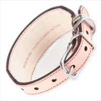 SAKURA DOGWARE トイプードル専用デザイン　スワロフスキーエレメンツ埋込　本ヌメ革/本革　首輪(小型犬・超小型犬・猫用)　A1518 (SS 首周り18.5-28.5cm)|デザイン本革首