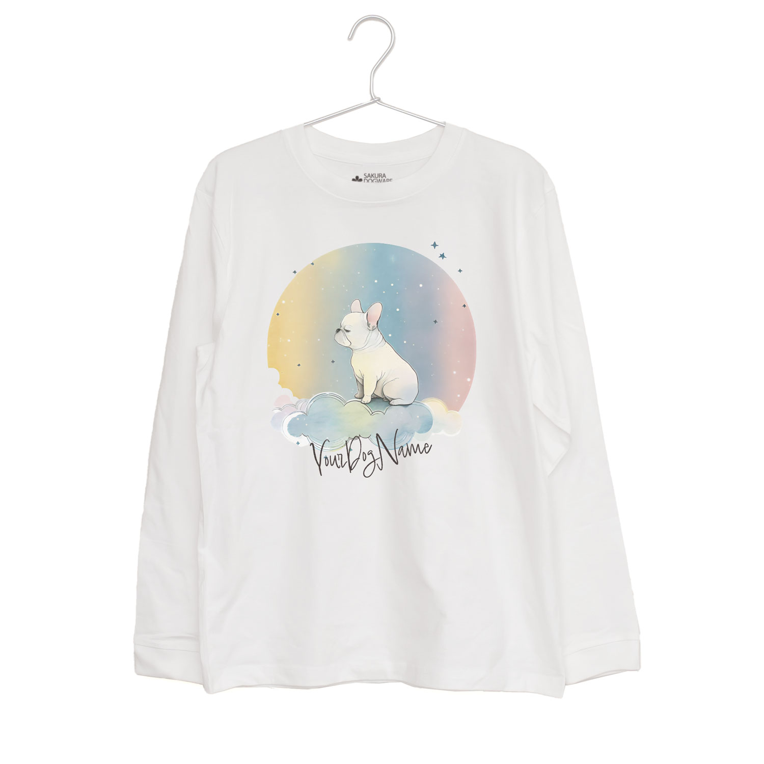 SAKURA DOGWARE FACTORY 名入れ　ユニセックス　ロンT　フレブル　9041