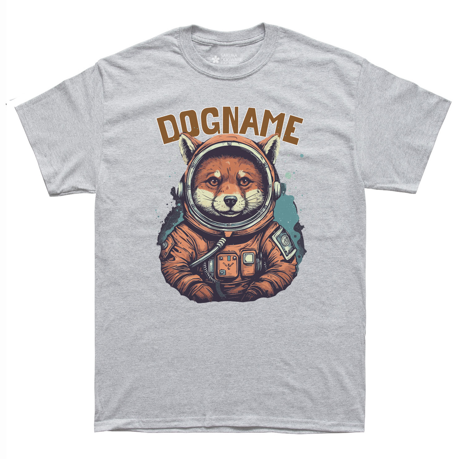 犬種デザイン名入れTシャツ 柴犬 6073 - サクラ犬具製作所