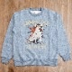 SAKURA DOGWARE FACTORY 名入れ　ユニセックス　クルーネックスウェット　ヴィンテージプリント　柴犬　8060