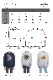 SAKURA DOGWARE FACTORY 名入れ　ユニセックス　クルーネックスウェット　ヴィンテージプリント　柴犬　8060