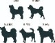 SAKURA DOGWARE FACTORY 名入れ　ユニセックス　クルーネックスウェット　トレーナー 日本犬5種　柴犬　秋田犬　甲斐犬　紀州犬　北海道犬