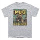SAKURA DOGWARE FACTORY 名入れ　ユニセックス　Tシャツ　アメコミ風ヴィンテージプリント　パグ　6145