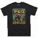 SAKURA DOGWARE FACTORY 名入れ　ユニセックス　Tシャツ　アメコミ風ヴィンテージプリント　パグ　6145