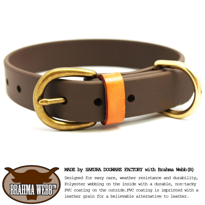 全７色　24mm幅アウトドア首輪　防水性・柔軟性・耐久性に優れたハイテク素材の犬用首輪　長さもセミオーダーOK