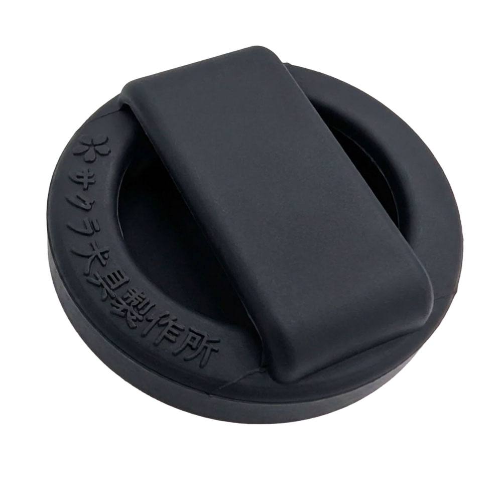 【サクラ犬具製作所オリジナル】名入れAirTagホルダー 首輪用 シリコン製スライド迷子札｜静音設計