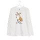 SAKURA DOGWARE FACTORY 名入れ　ユニセックス　ロンT　コーギー　9050