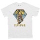 SAKURA DOGWARE FACTORY 名入れ　ユニセックス　Tシャツ　アメコミ風ヴィンテージプリント フレブル　6149