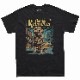 SAKURA DOGWARE FACTORY 名入れ　ユニセックス　Tシャツ　アメコミ風ヴィンテージプリント ゴールデンレトリバー　6150