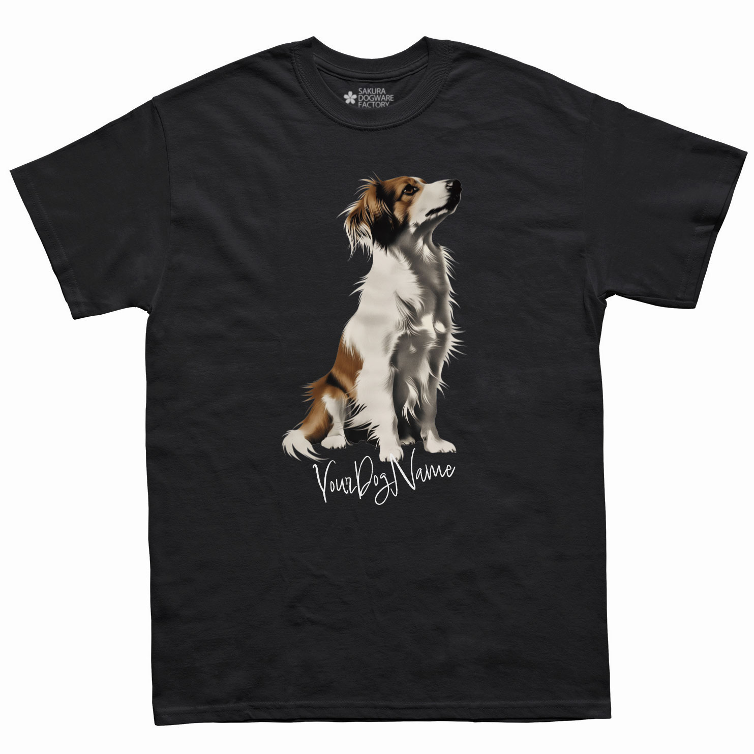 SAKURA DOGWARE FACTORY 名入れ　ユニセックス　Tシャツ　コーイケルホンディエ　6154