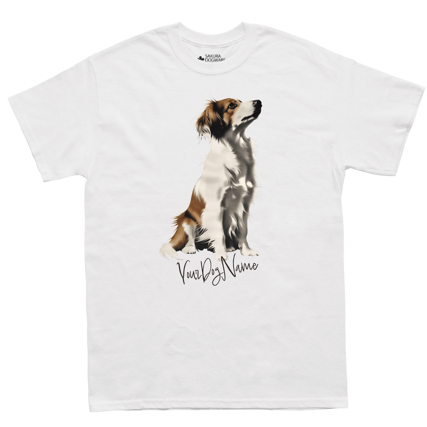SAKURA DOGWARE FACTORY 名入れ　ユニセックス　Tシャツ　コーイケルホンディエ　6154