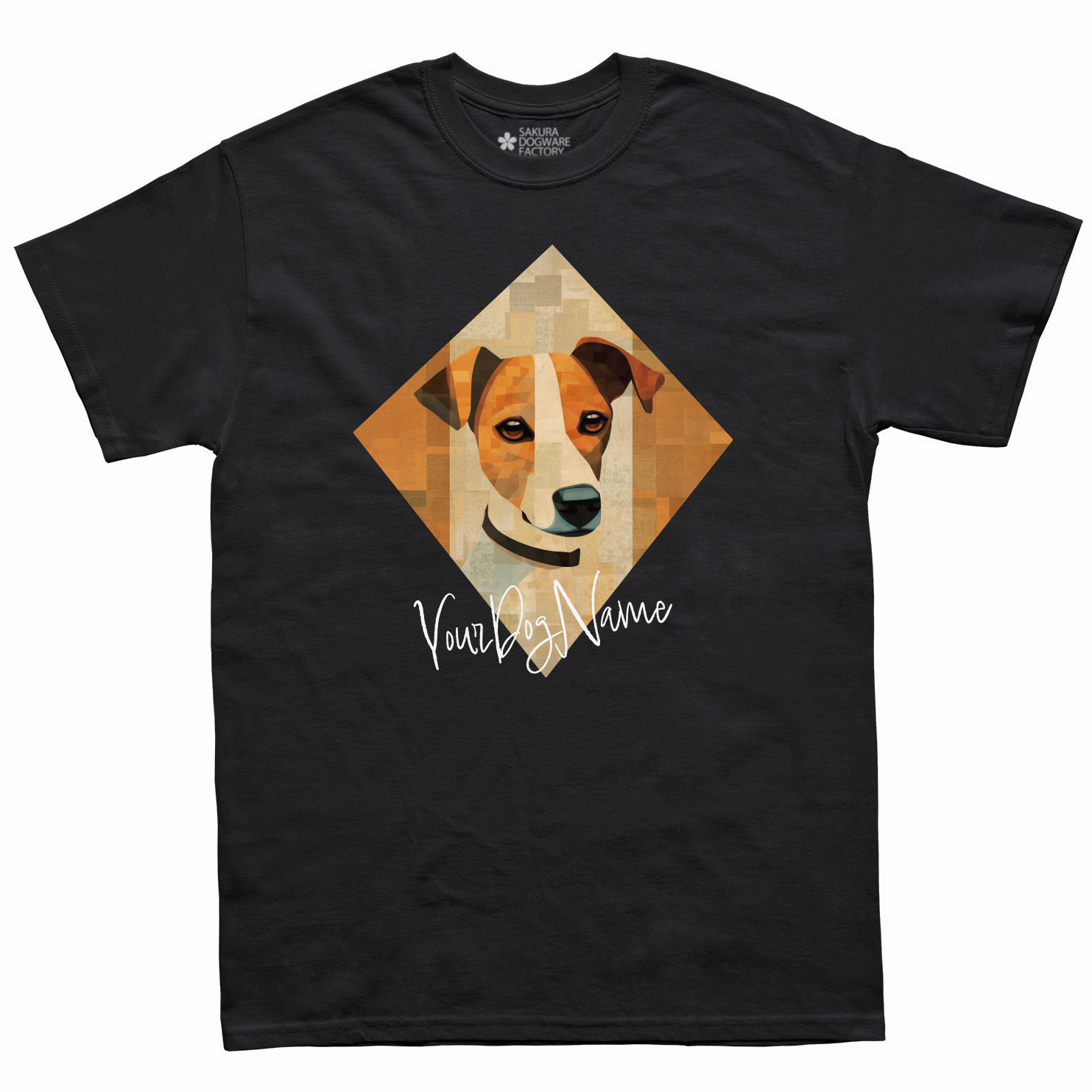 本革首輪・おしゃれ首輪・迷子札首輪の サクラ犬具製作所 / SAKURA DOGWARE FACTORY 名入れ ユニセックス Tシャツ