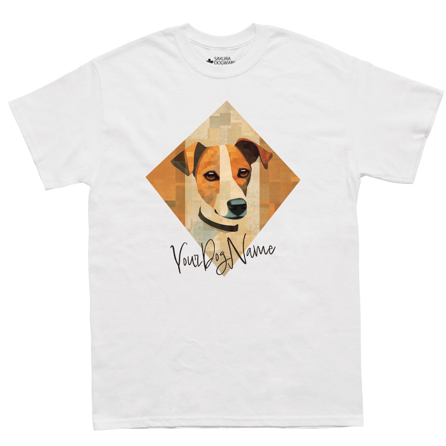 本革首輪・おしゃれ首輪・迷子札首輪の サクラ犬具製作所 / SAKURA DOGWARE FACTORY 名入れ ユニセックス Tシャツ