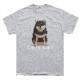 SAKURA DOGWARE FACTORY 名入れ　ユニセックス　Tシャツ　黒柴犬　6159