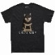 SAKURA DOGWARE FACTORY 名入れ　ユニセックス　Tシャツ　黒柴犬　6159